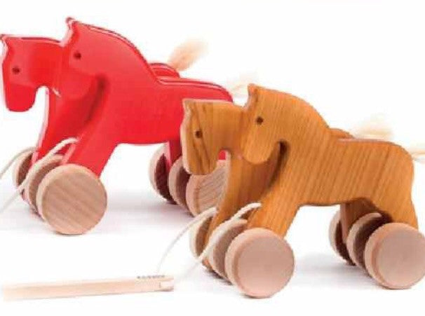 pull along horse toy