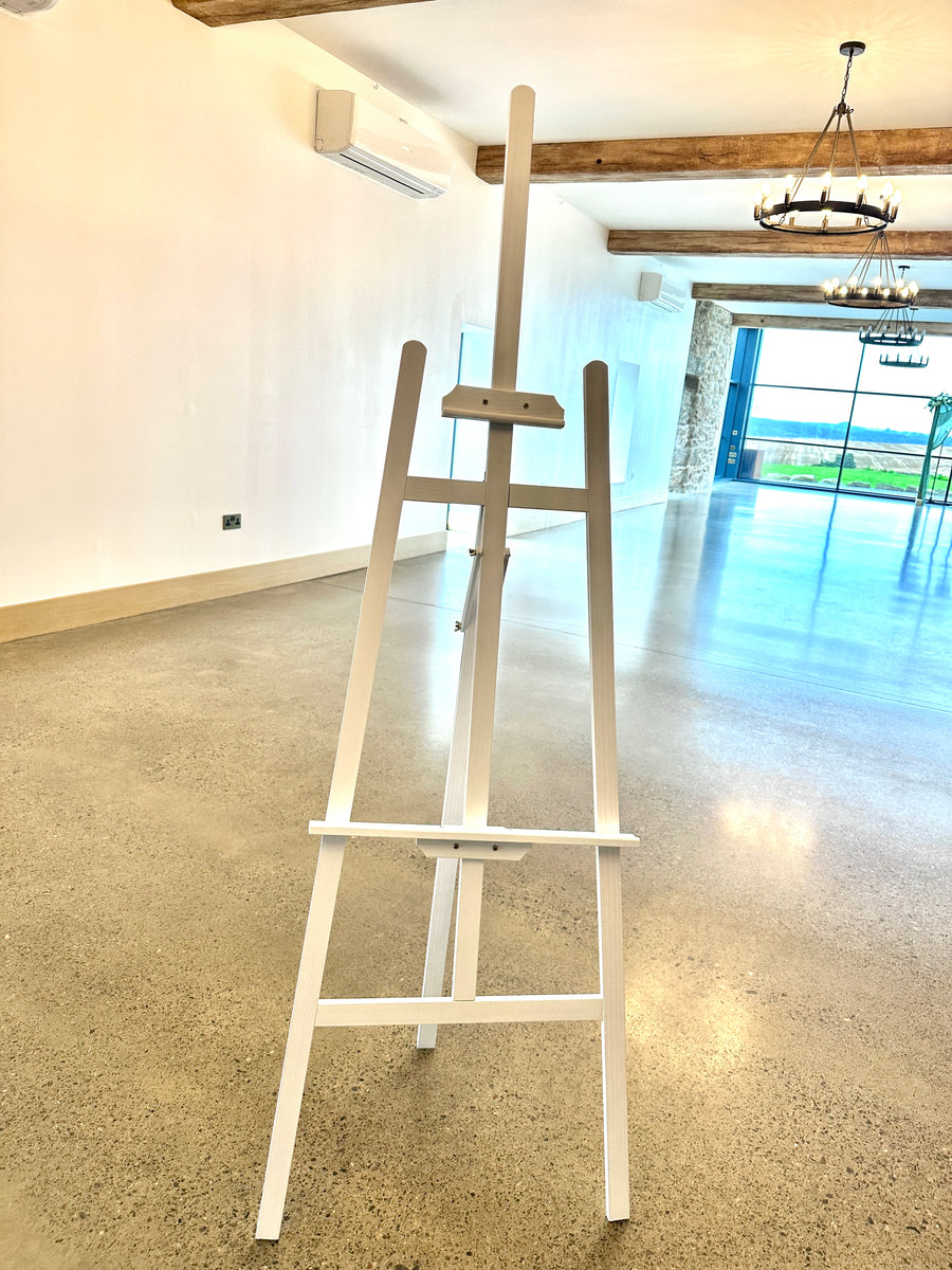 White Easels For Hire  Boutique Party Hire & Nationwide