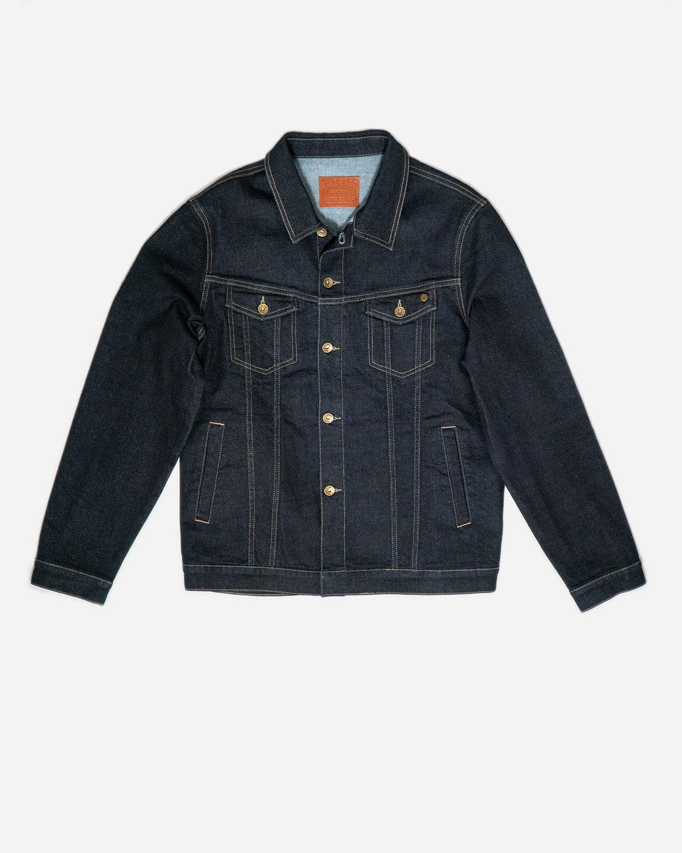 BSMC Denim Jacket - Resistant Indigo - Bike Shed Moto Co USA product image