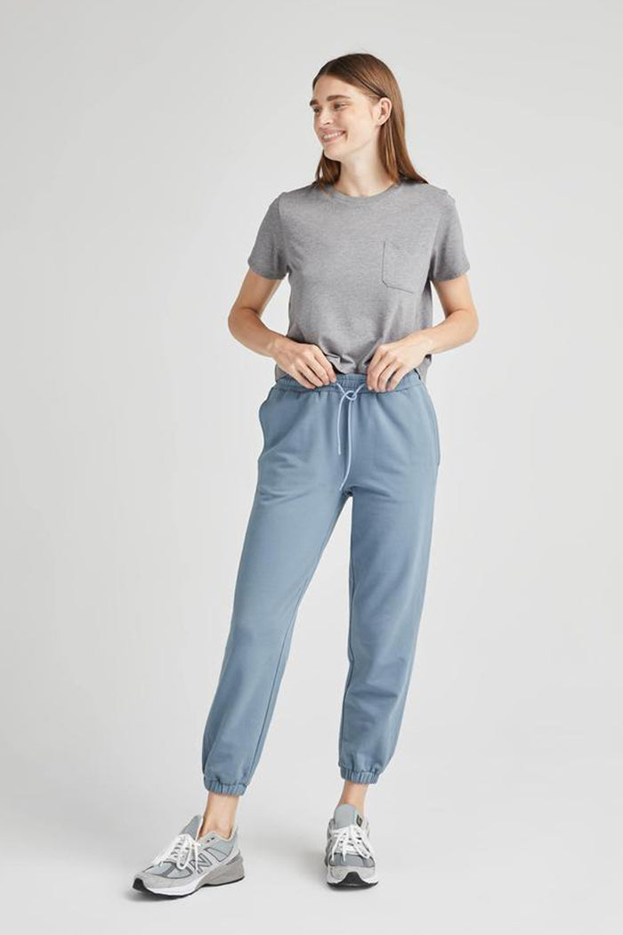 TERRY CLASSIC SWEATPANT BLUE MIRAGE