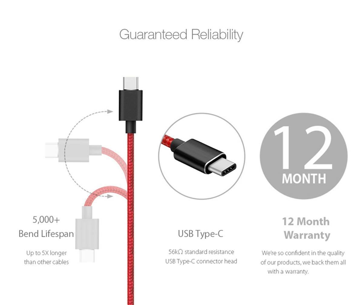 2m Nintendo Switch Pro Controller Charging Cable