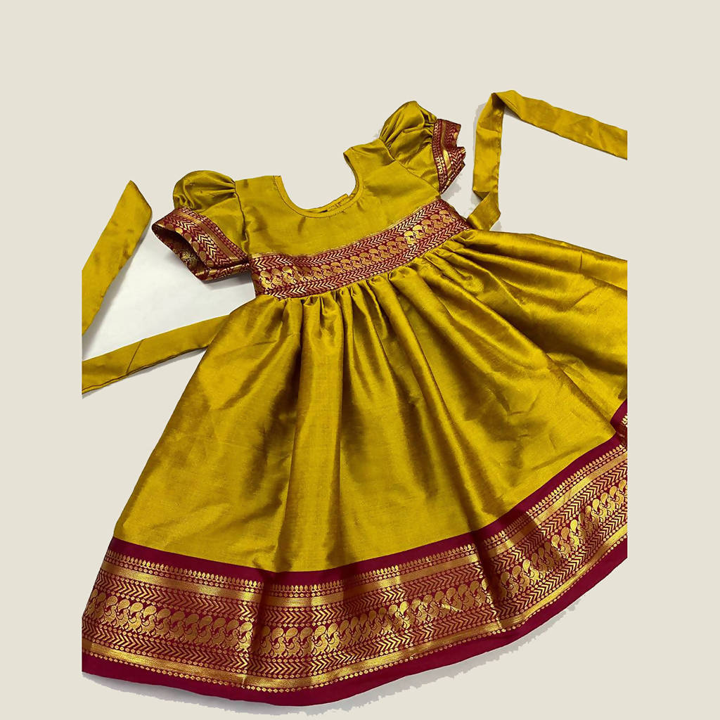 COTTON SILK BABY FROCK|IndiaProduced.com