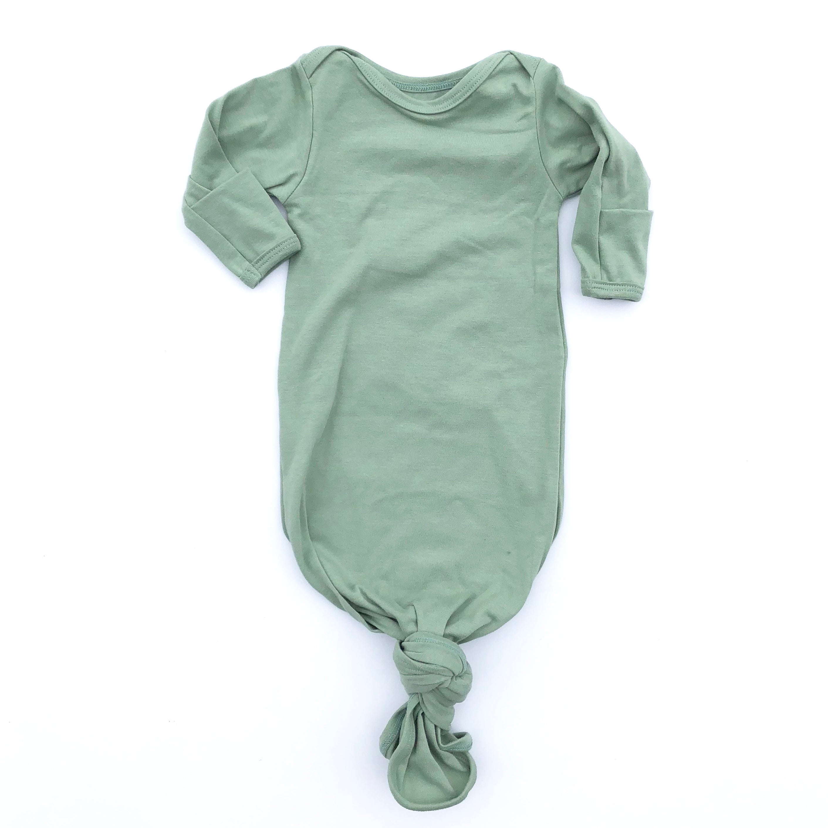 knotted baby gown