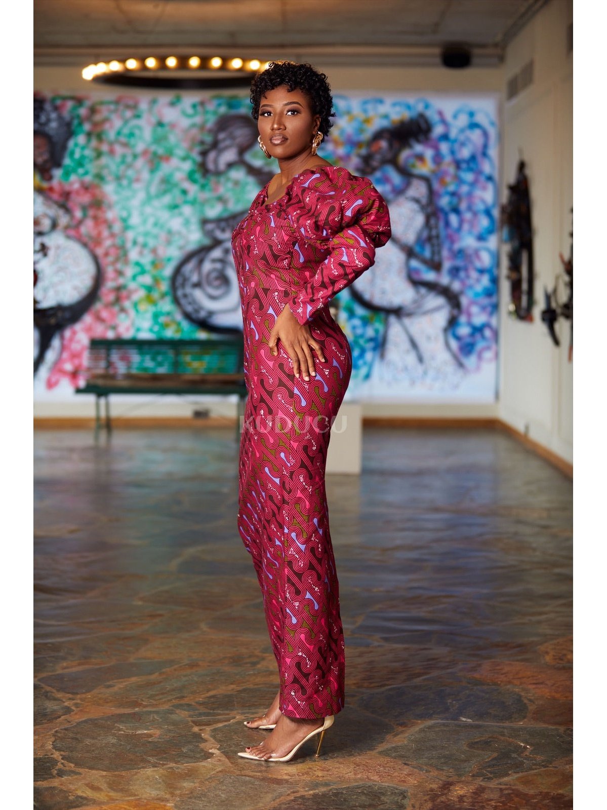 Belladona African Print Dress – Kuducu