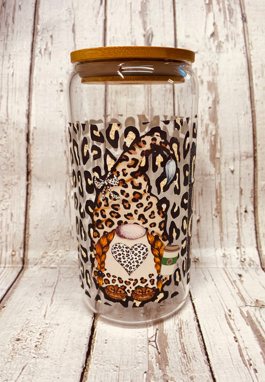 Leopard Glass Can Cheetah Glass Can Beer Can Glass Iced 