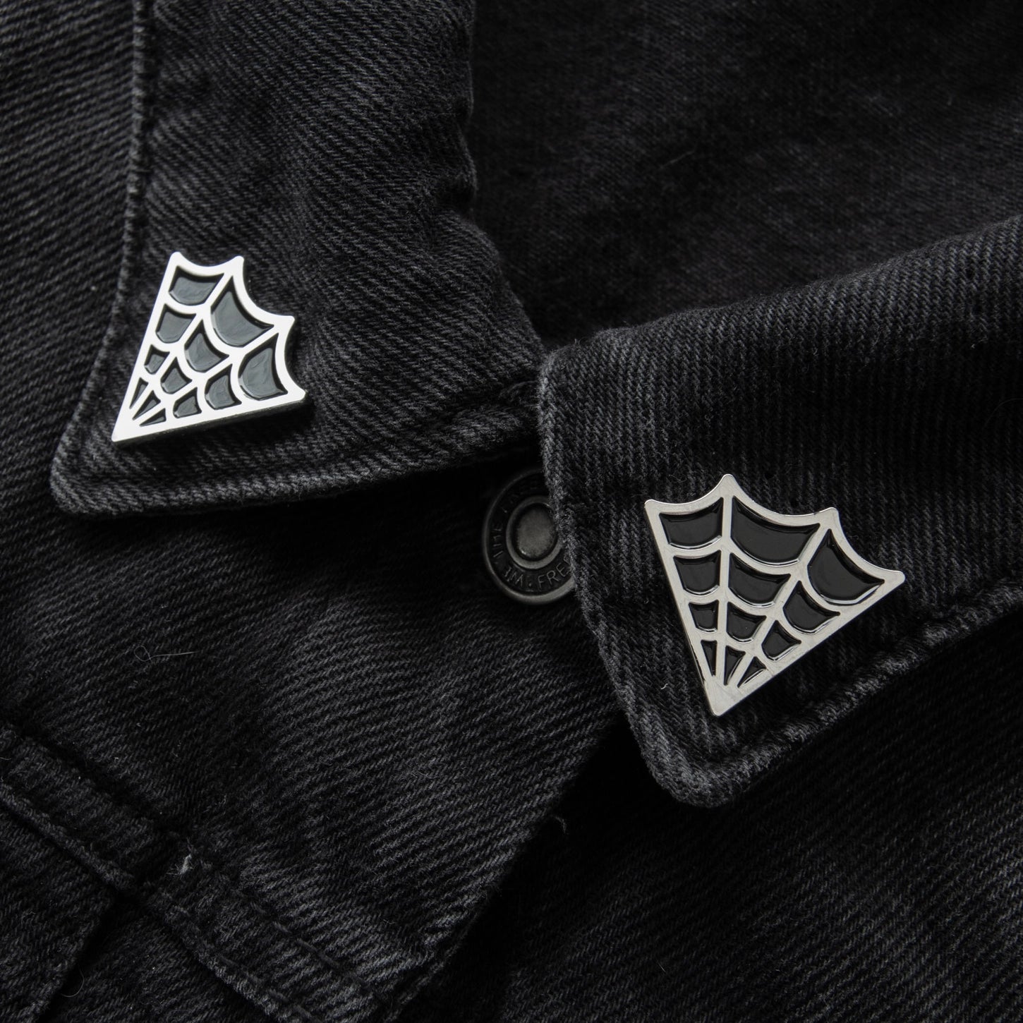 Ectogasm | Cobweb Collar Pins