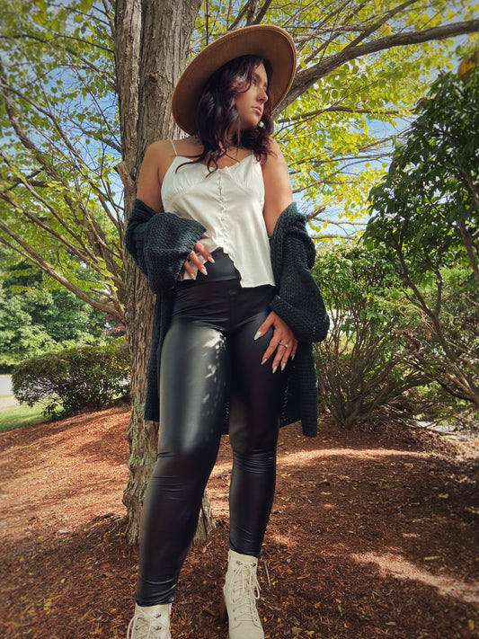 Allure Pleather Leggings