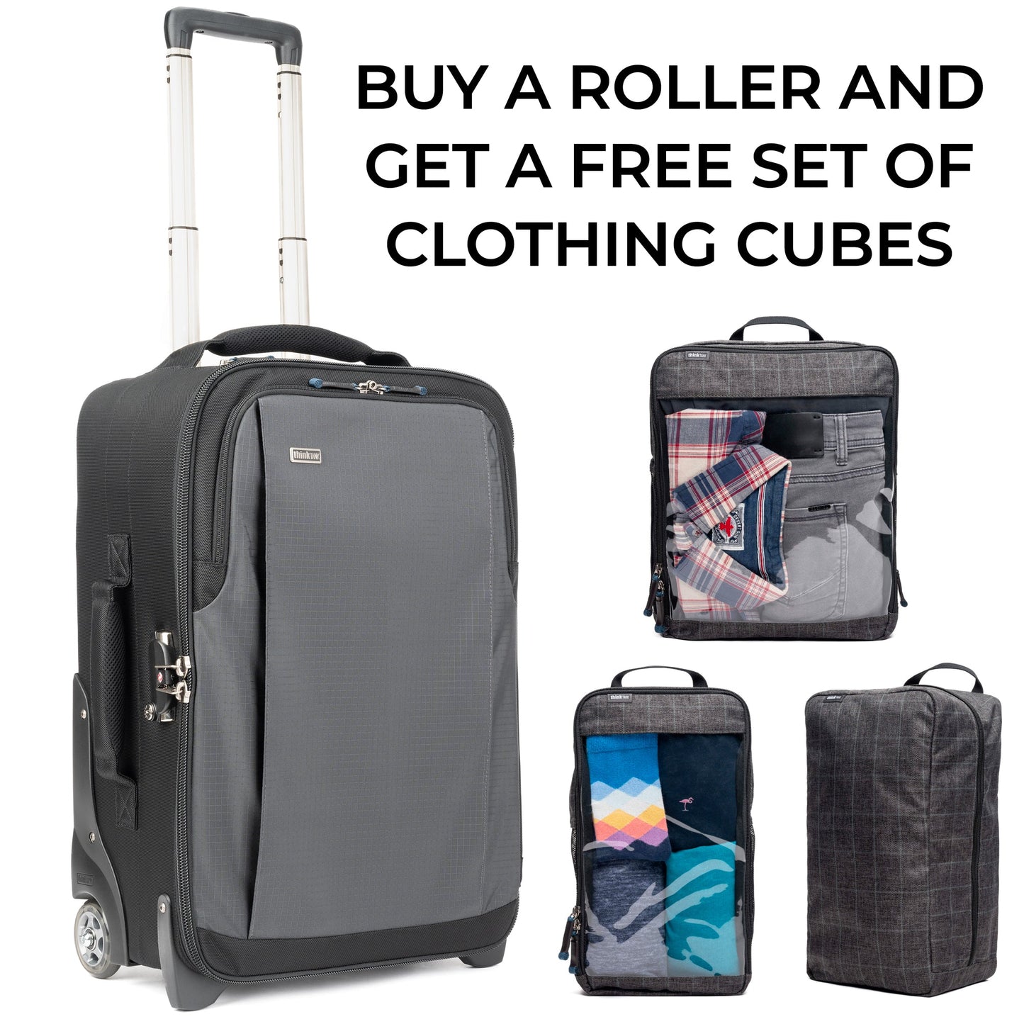 Clothing Cube - Medium for Travel Luggage Organization – Think