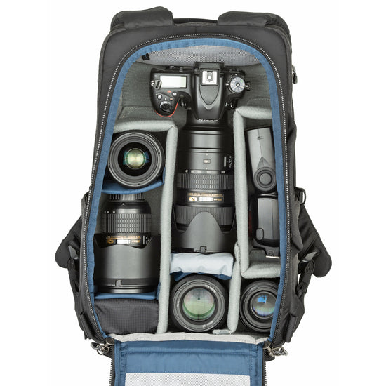 BackStory 15 Camera Backpack - Top panel and rear panel access to gear ...