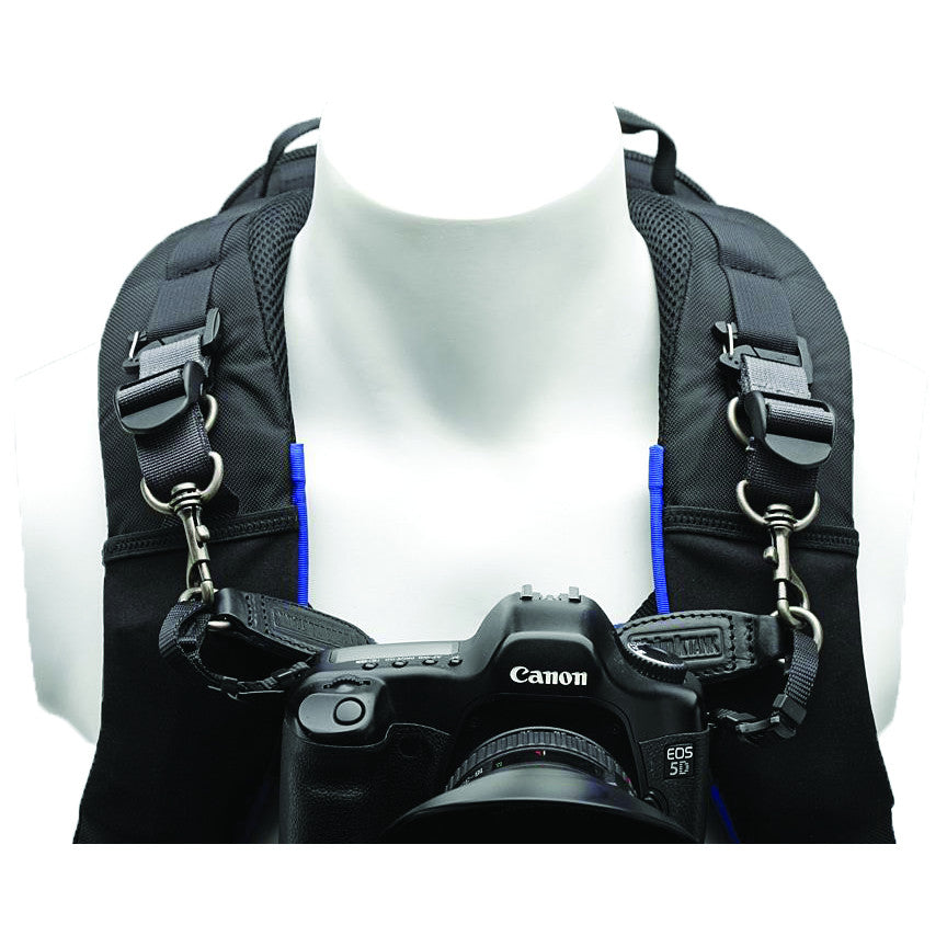 camera backpack strap holder
