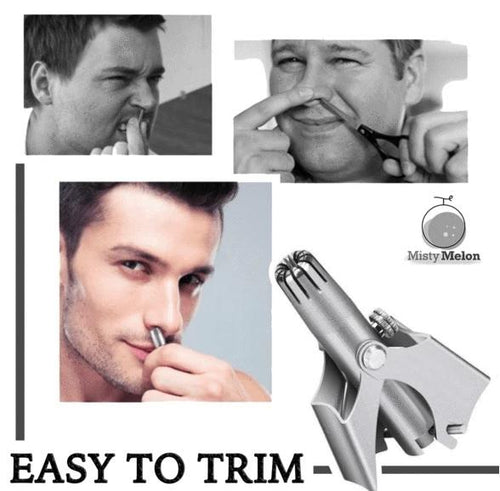 portable manual nose & ear hair trimmer