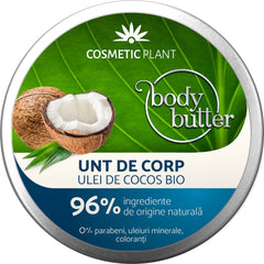 Unt de corp cu ulei de cocos bio