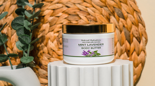 mint lavender body butter for dry skin | body butter for eczema | Natural Hydration Skincare