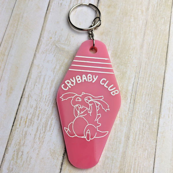 red thelma and louise hotel keychain