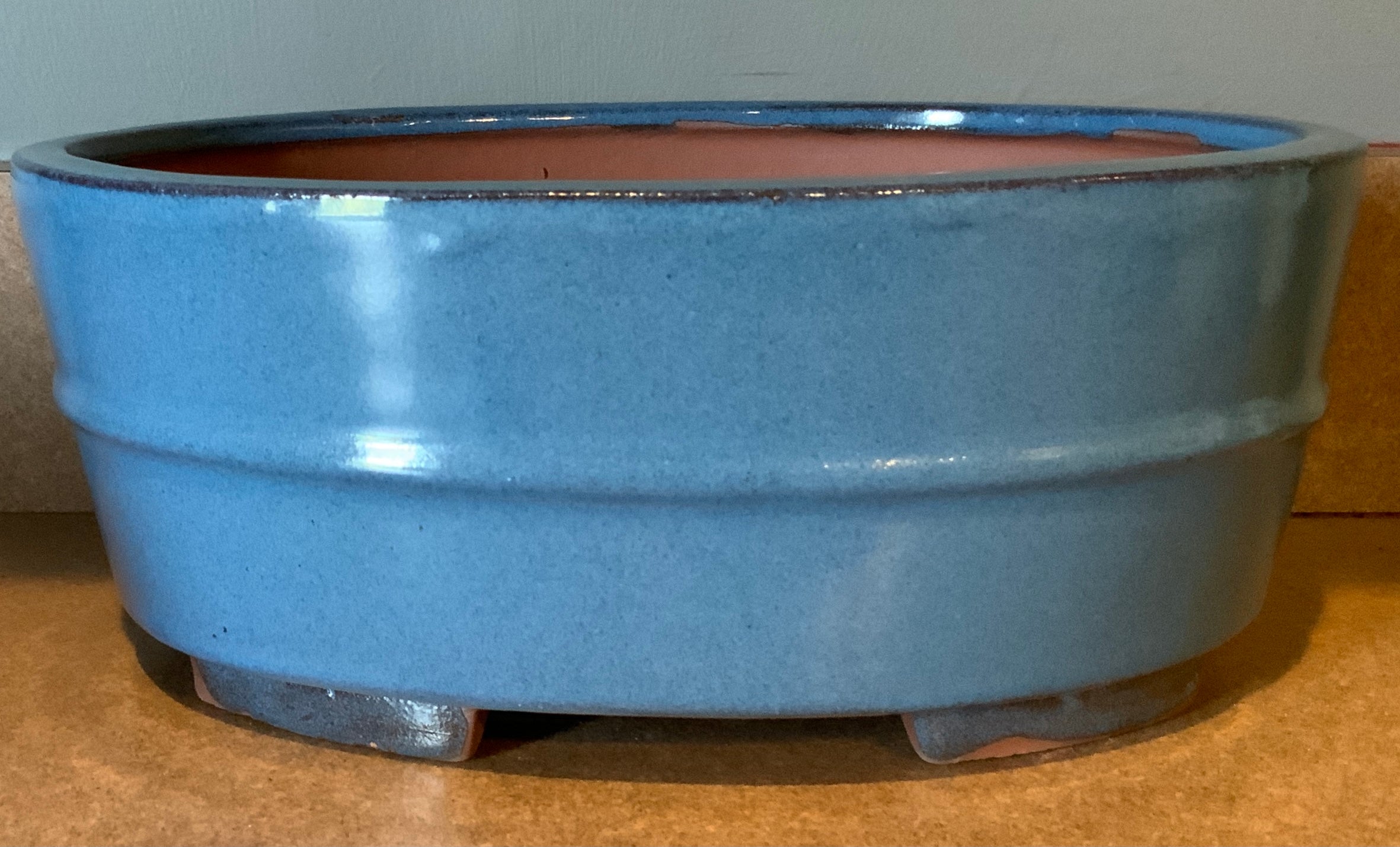 NEW ITEM! 8 Deep Glazed Ceramic Bonsai Pot. Choose from several styles and  colo