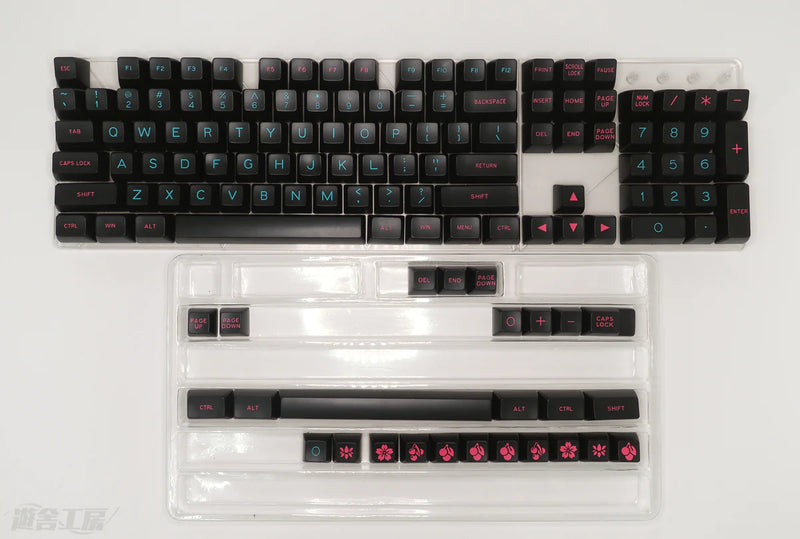 kbdfans D45 自作キーボード＋おまけ(AKKO Keycap set) PC周辺機器 PC