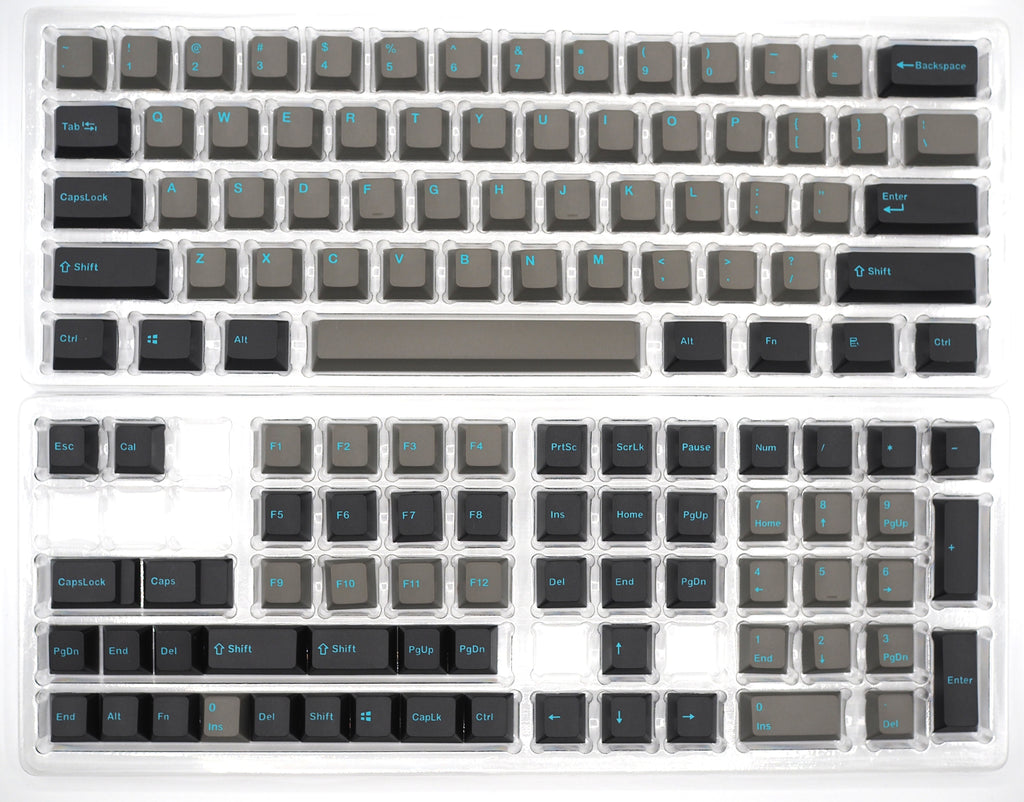 grey custom keyboard