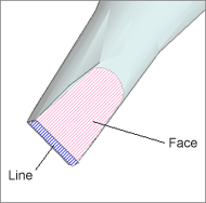 Shape D Line and Face