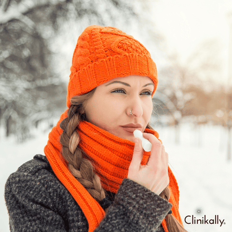 Dealing with chapped lips and hands