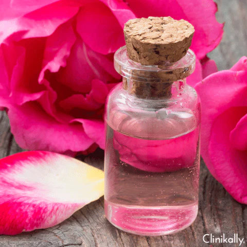 Glycerine with rose water or lemon juice