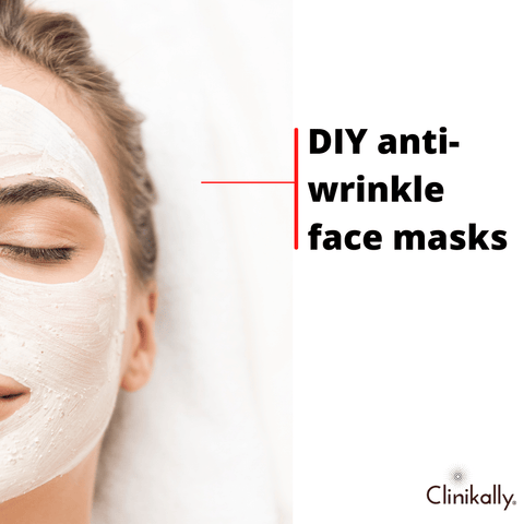 DIY anti-wrinkle face masks