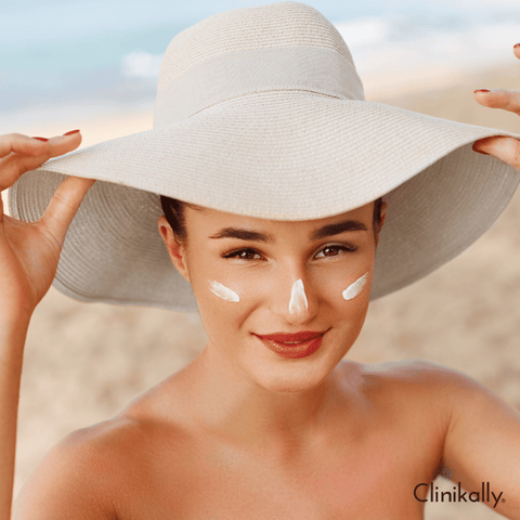 Sun protection for maintaining clear skin