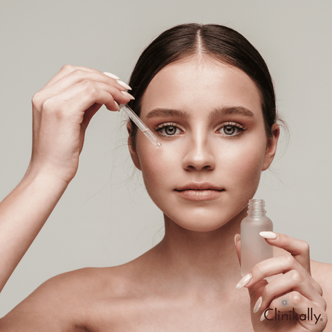 Hyaluronic acid serum for dry skin vs. oily skin