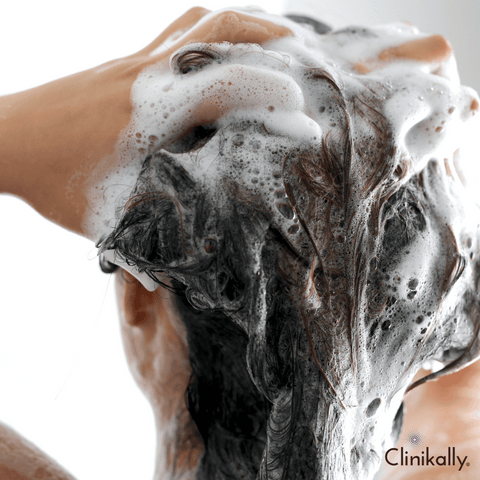 #1 Washing your hair with hot/hard water