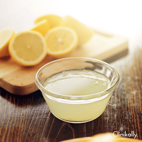 Lemon juice: A natural bleaching agent