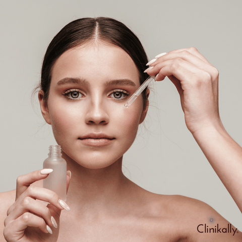 Proper application techniques for hyaluronic acid serum