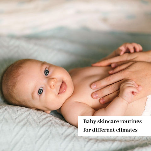 Baby skincare routines for different climates