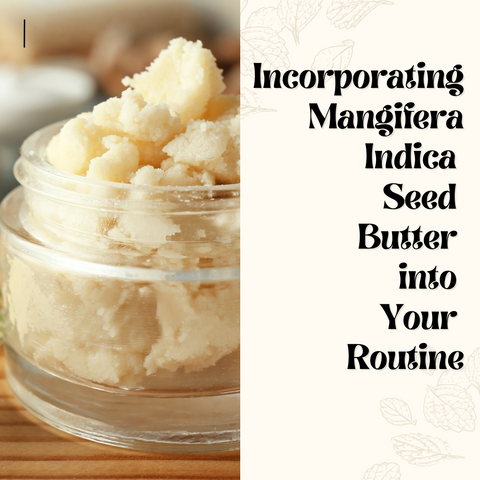 Incorporating Mangifera Indica Seed Butter into Your Routine