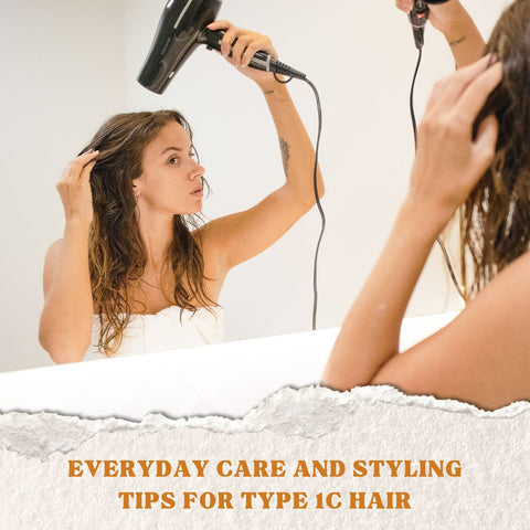 Everyday Care and Styling Tips for Type 1C Hair