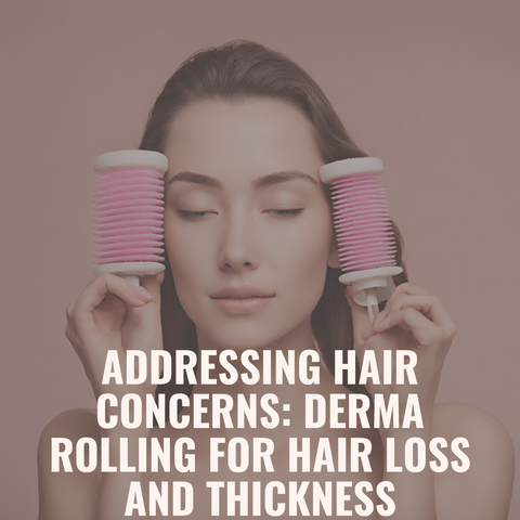 Addressing Hair Concerns: Derma Rolling for Hair Loss and Thickness