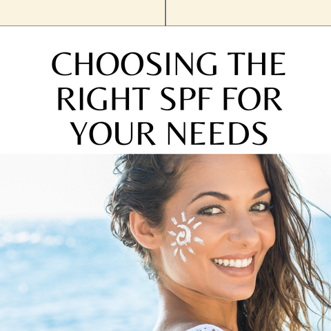 Choosing the Right SPF for Your Needs