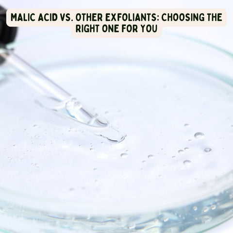 Malic Acid vs. Other Exfoliants: Choosing the Right One for You