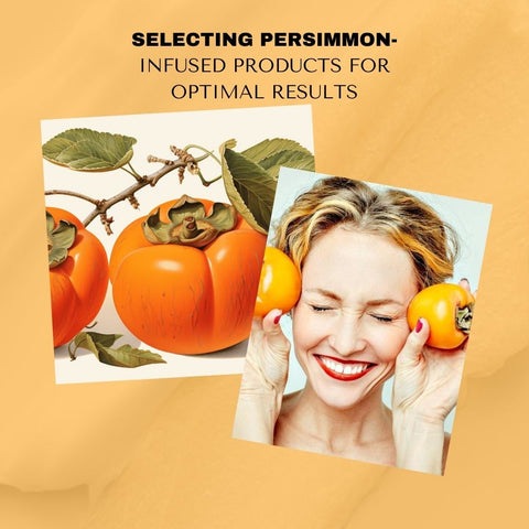 Selecting Persimmon-Infused Products for Optimal Results