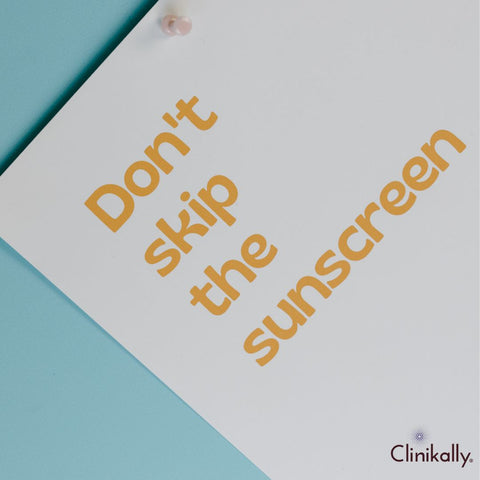 Sunscreen application tips