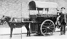Horse with Grinder Cart