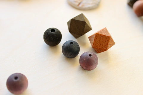 wooden beads