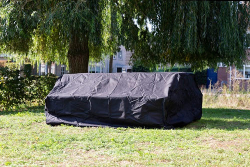 rol bibliotheek vermoeidheid OUTLET MaximaVida picknicktafel beschermhoes London 150 cm - 180 cm zwart -  zware uitvoering