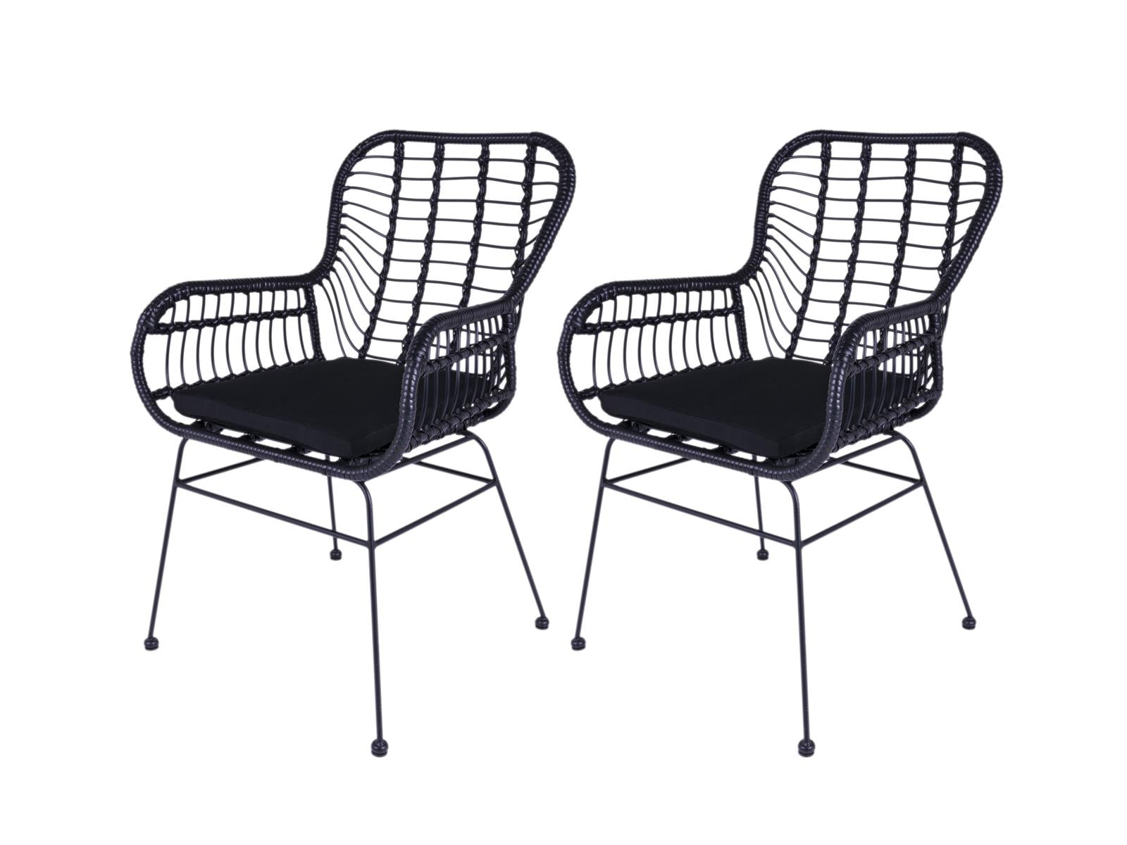ergens Defecte zonne Zwarte rotan stoel voor binnen of buiten kopen? | Maximavida.com