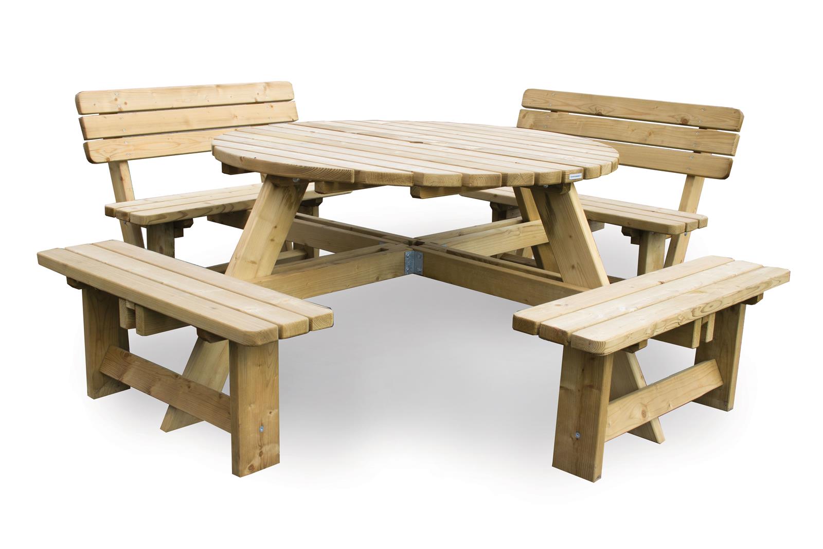 maximavida luxus picknicktafel rondo 2 rugleuningen 