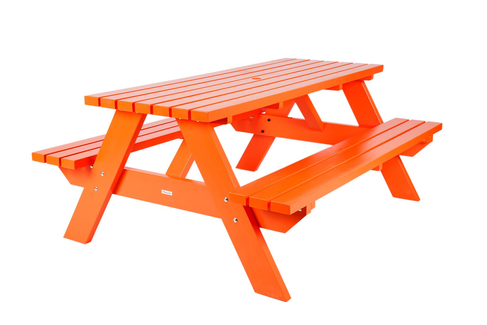 Geheugen Lief deksel Luxe oranje picknicktafel 180 cm kopen? | MaximaVida.com