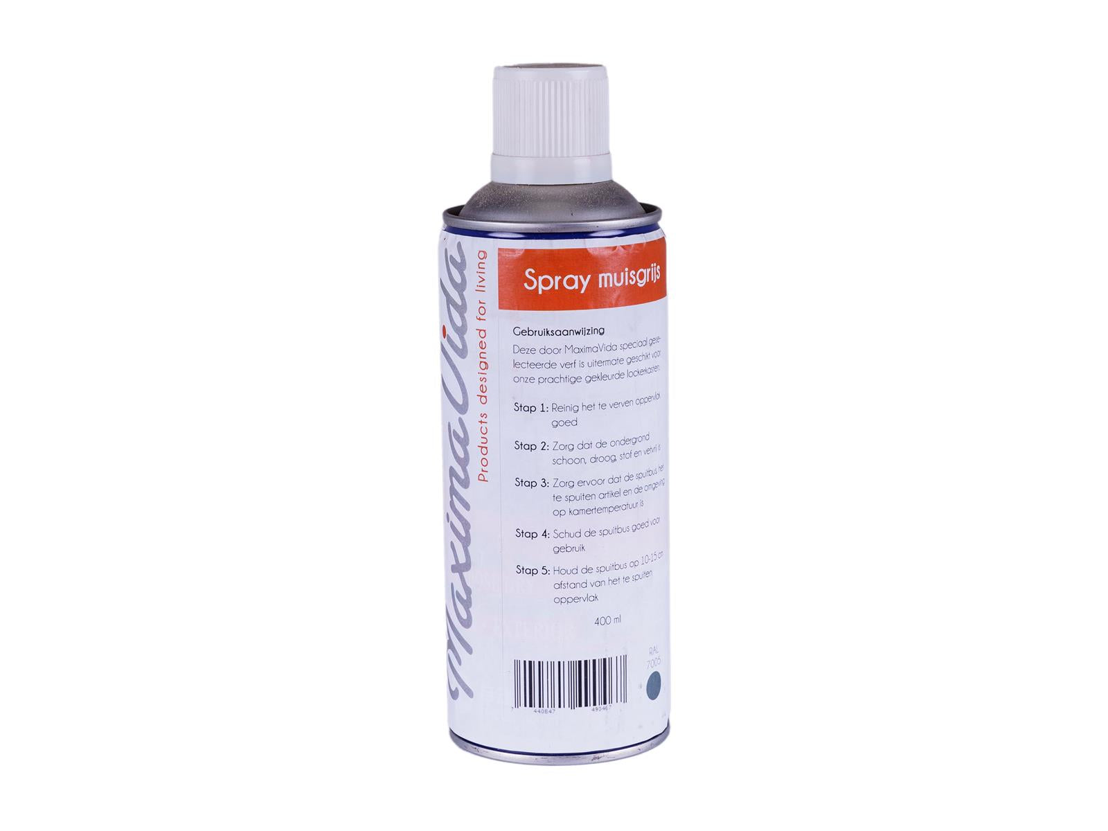 maximavida spray voor metaalproducten  muisgrijs - ral 7005
