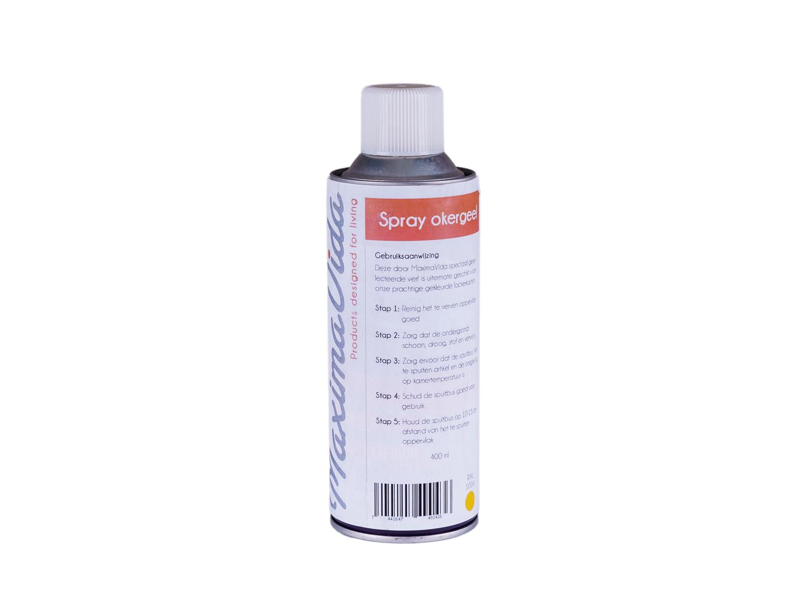 maximavida spray voor metaalproducten okergeel - ral 1004