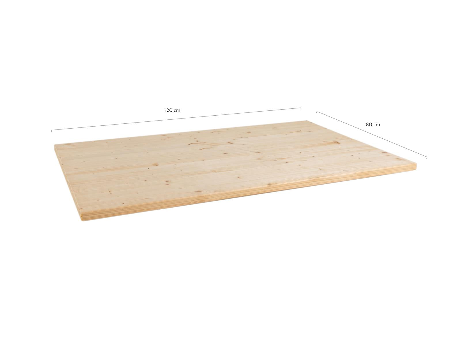 Goedkoop houten tafelblad x 80 cm | Picknicktafel.nl