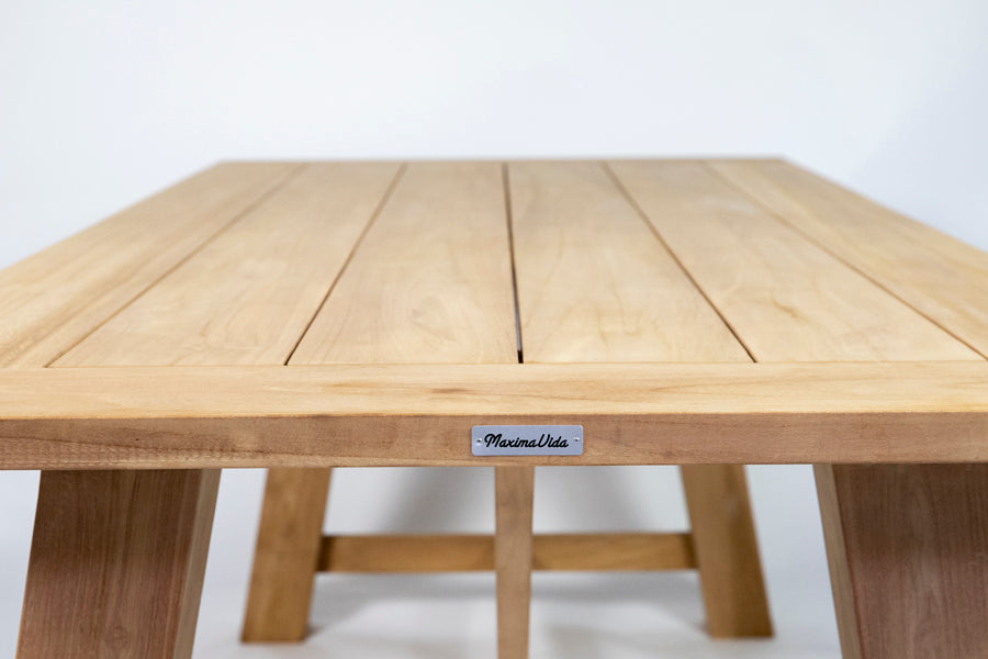 opener Dor Thriller Luxe moderne teak tafel van 200 cm kopen? MaximaVida.com