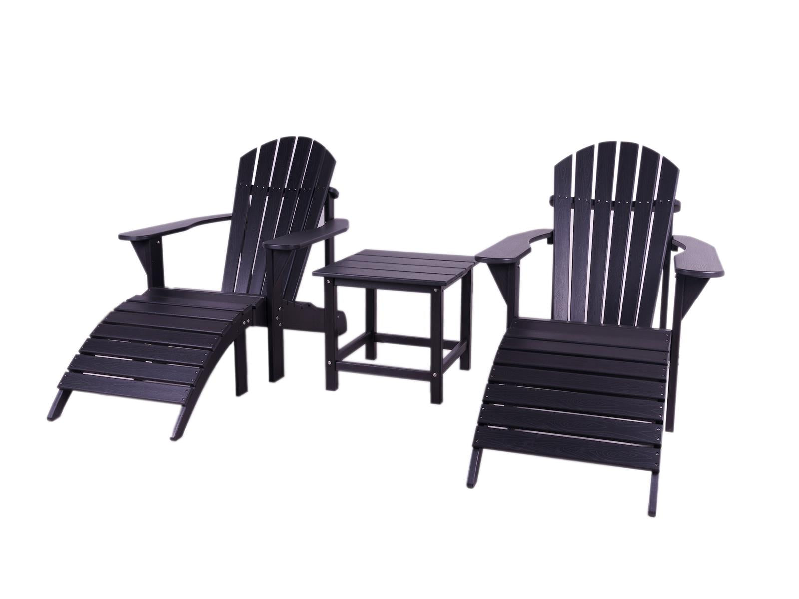 twee keer maximavida kunststof adirondack tuinstoel set montreal zwart luxe uitvoering 971d2757-e499-4b96-82d9-3d0acde80ea2