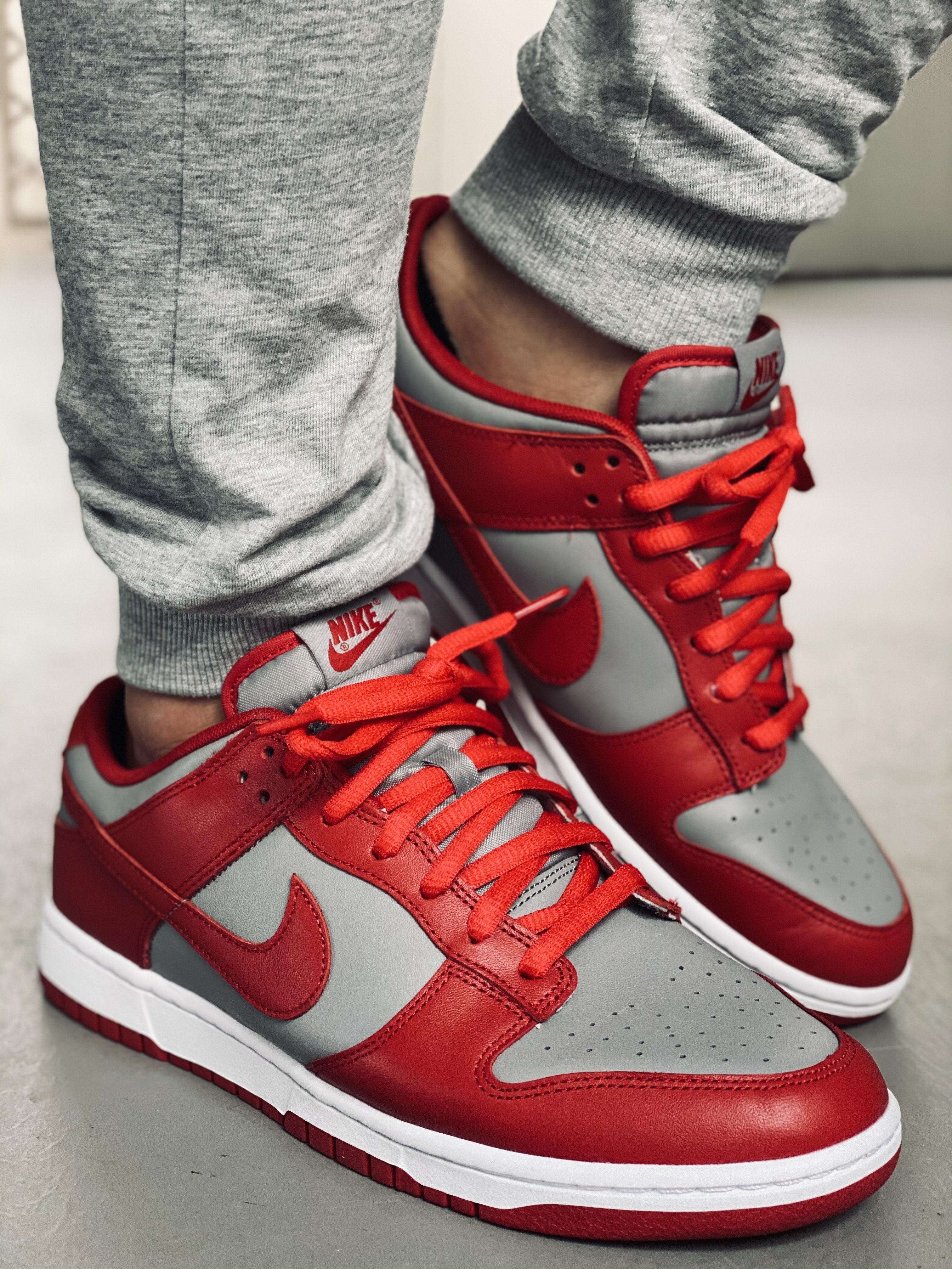 red nike sb laces